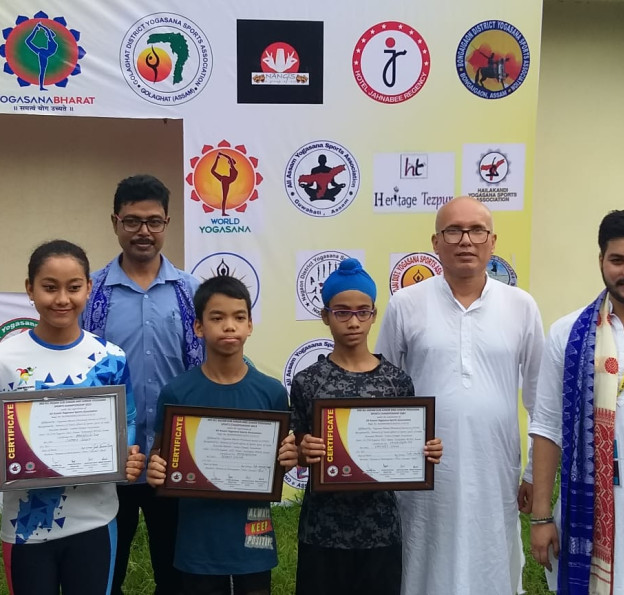 Harjeet Singh of class 7 won GOLD in traditional #Yogasana in the 3rd All Assam Sub Junior and Junior Yogasana Sports Championship, 2023 held under the supervision of  All Assam Yogasana Sports Championship at Kokrajhar.
