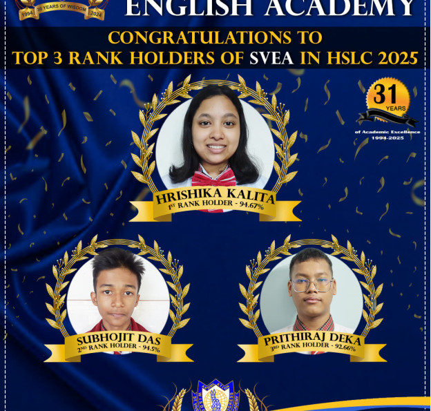 TOP 3 Rank Holders of SVEA in HSLC - Results 2025